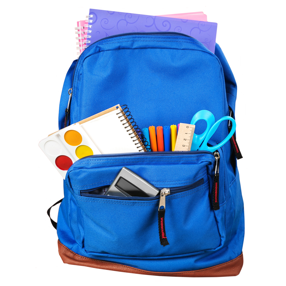 Backpack with School Supplies