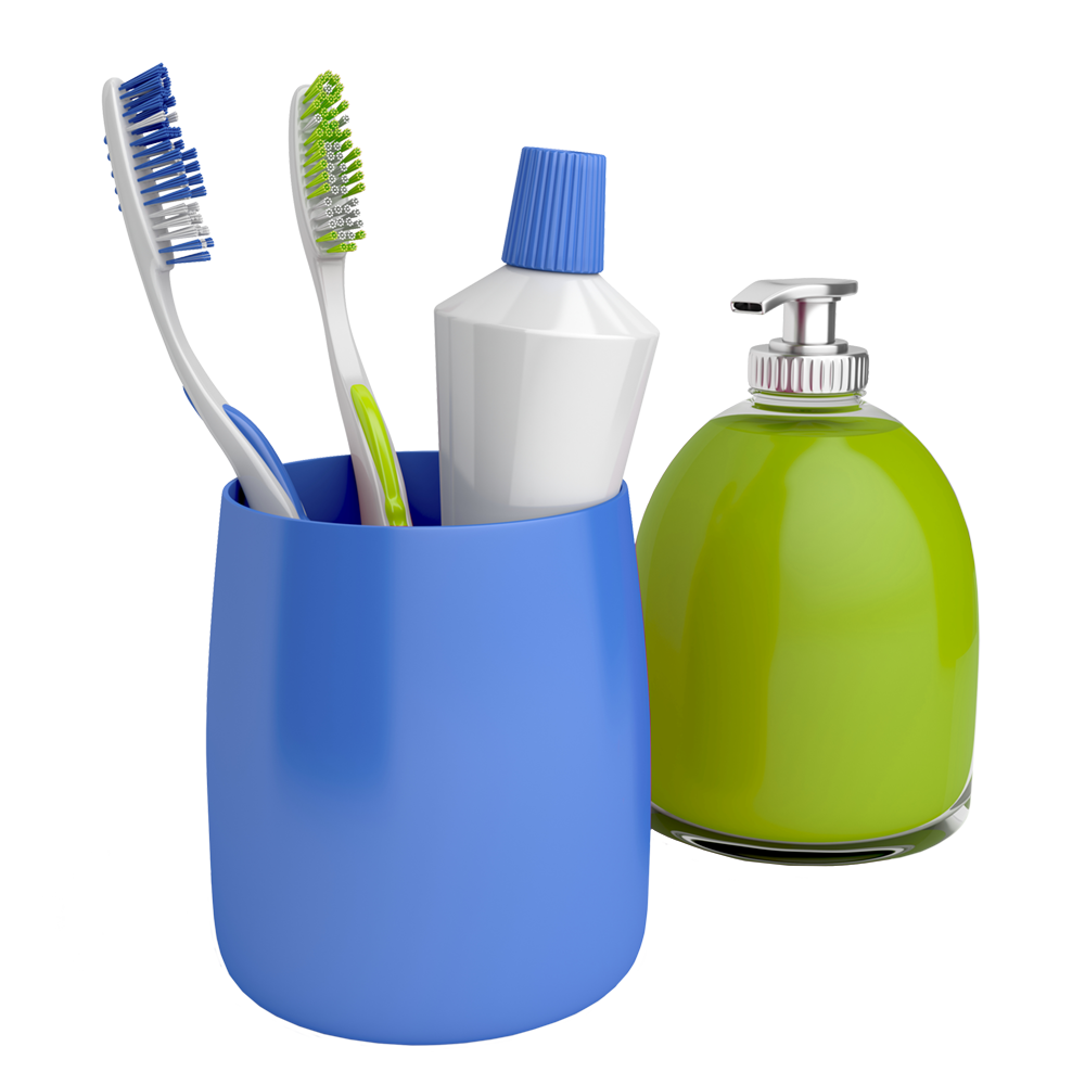 Soap, Toothbrushes, and Toothpaste